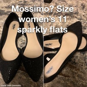 Mossimo flat pointed toes size 11.